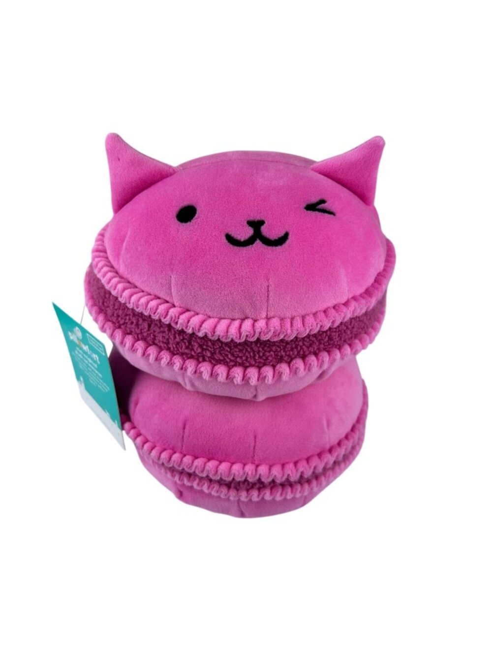 Pillowfort Mini Weighted Cat Macaron Cookie Plush Comfort Stuffed Animal 1lb 4oz